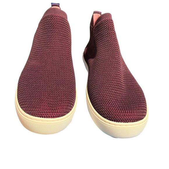 ROTHY’S The Chelsea Berry Lattice Knit High Top Sneaker Ankle Boots Shoes 13‎ - Picture 3 of 10